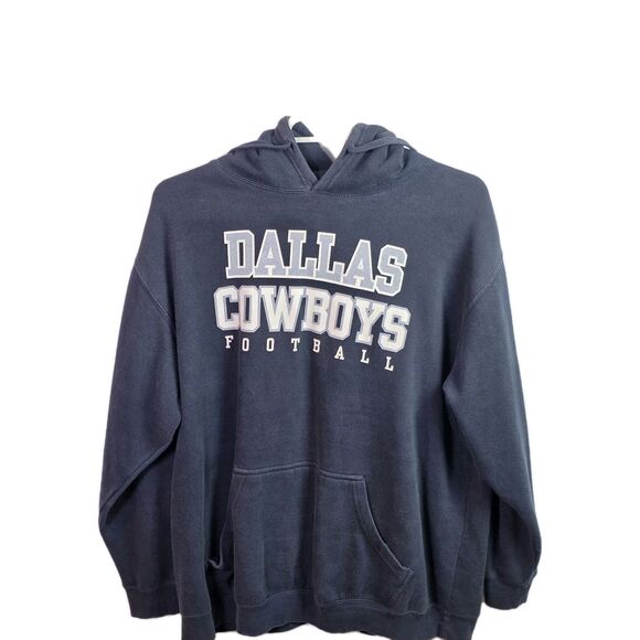 Dallas Cowboys Mens XXL Navy Blue Long Sleeve Hoodie - Picture 2 of 8